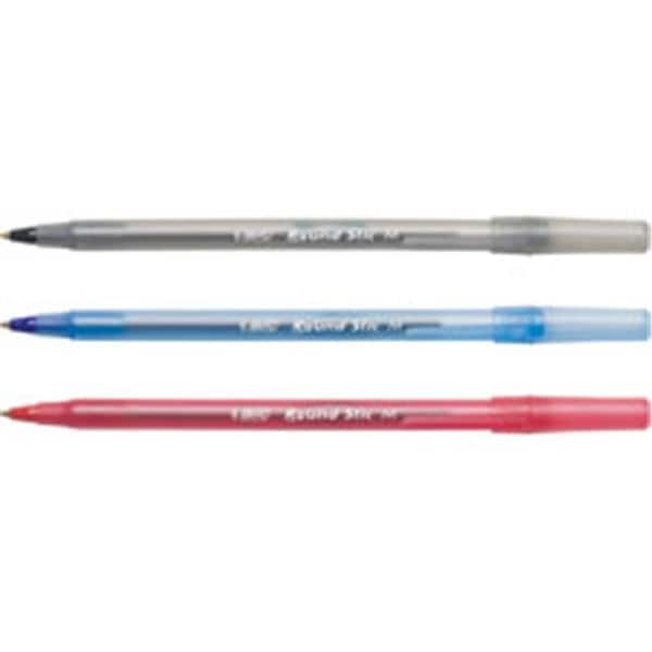 Bic Bic BICGSM240BK Round Stic Ballpoint Pen; Black BICGSM240BK - main